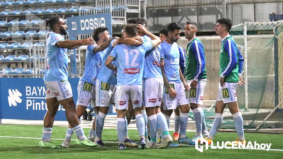  Celebración del segundo tanto del CD Ciudad de Lucena 