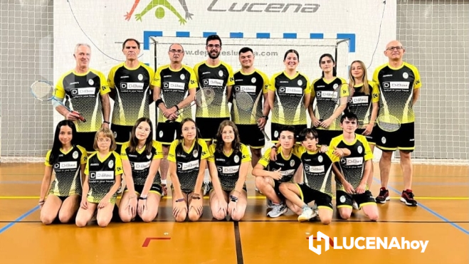 Equipación Club de bádminton Lucena