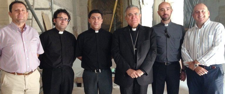  La finalización de las obras de la iglesia de Santiago se prevé para la primera quincena de noviembre 