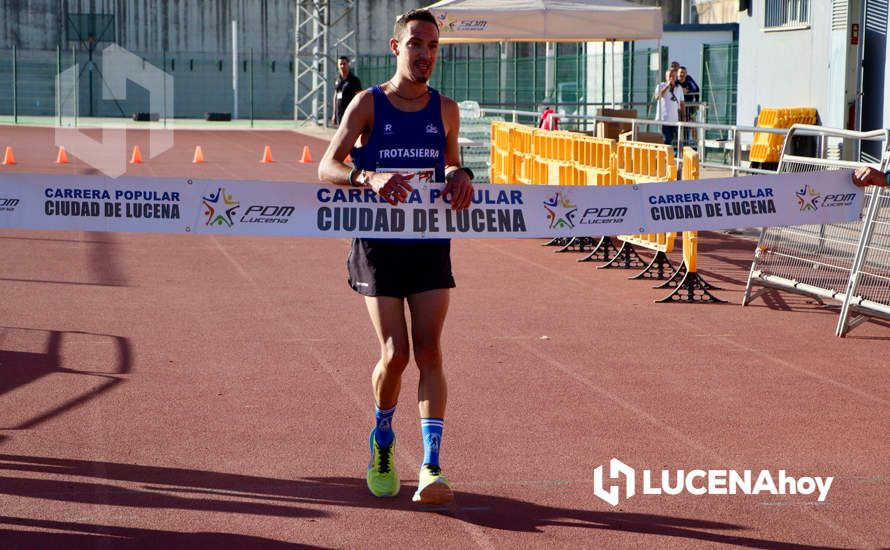 GALERÍA II: Antonio Montero y Lourdes González se imponen en la XXIII Carrera Popular Ciudad de Lucena: Las fotos en línea de meta