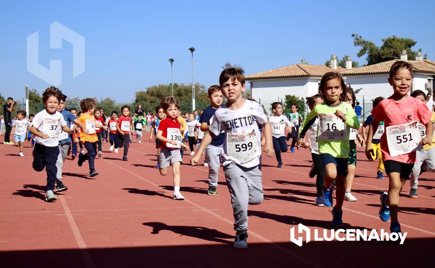 Una imagen de algunos participantes en la pasada edición de la Carrera Popular Ciudad de Lucena por la Igualdad