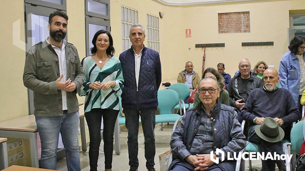  Rafi Crespín ayer en la sede del PSOE de Lucena 