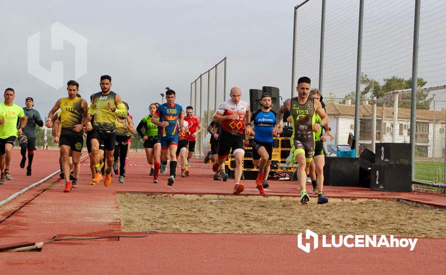 GALERÍA I: Más de 360 competidores de distintos puntos de España participan en la espectacular carrera de obstáculos "Huracán Race" de Lucena