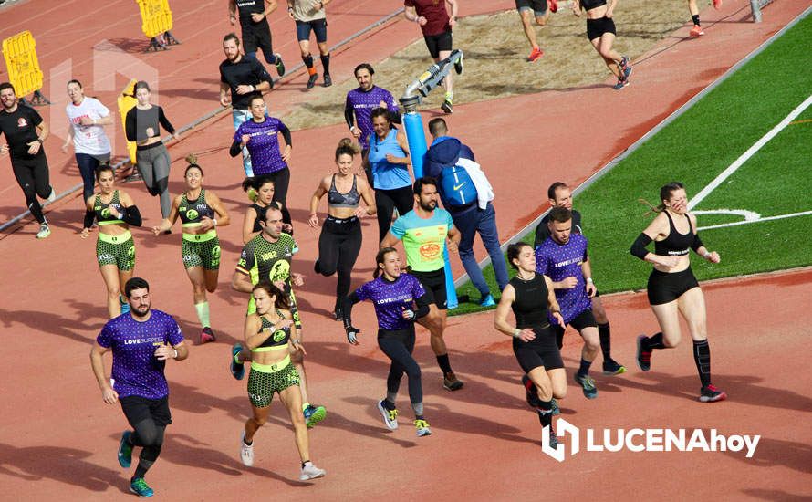 GALERÍA I: Más de 360 competidores de distintos puntos de España participan en la espectacular carrera de obstáculos "Huracán Race" de Lucena