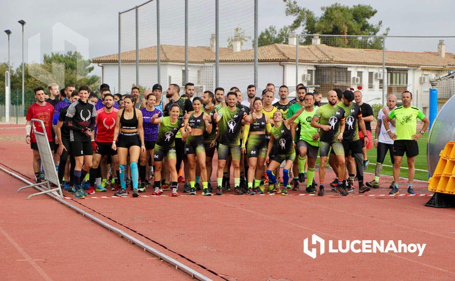 GALERÍA I: Más de 360 competidores de distintos puntos de España participan en la espectacular carrera de obstáculos "Huracán Race" de Lucena