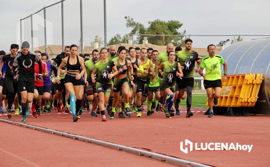GALERÍA I: Más de 360 competidores de distintos puntos de España participan en la espectacular carrera de obstáculos "Huracán Race" de Lucena
