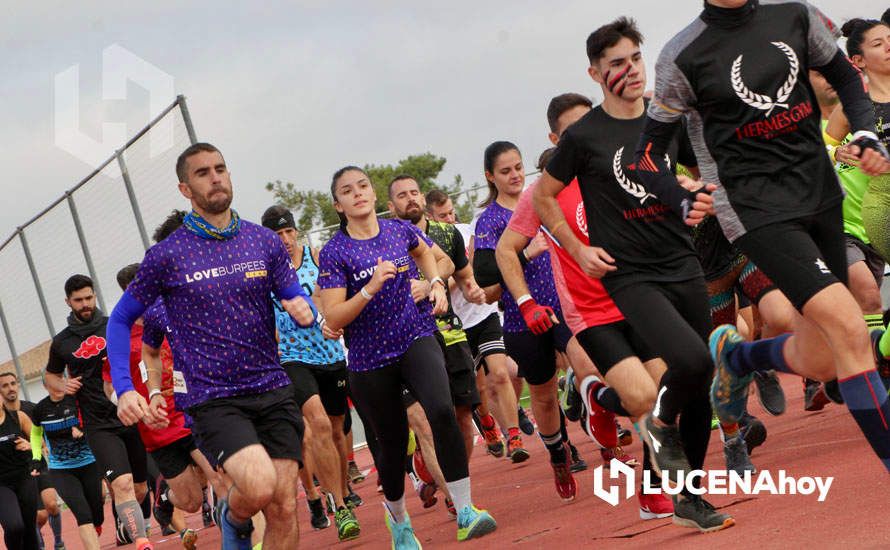 GALERÍA I: Más de 360 competidores de distintos puntos de España participan en la espectacular carrera de obstáculos "Huracán Race" de Lucena