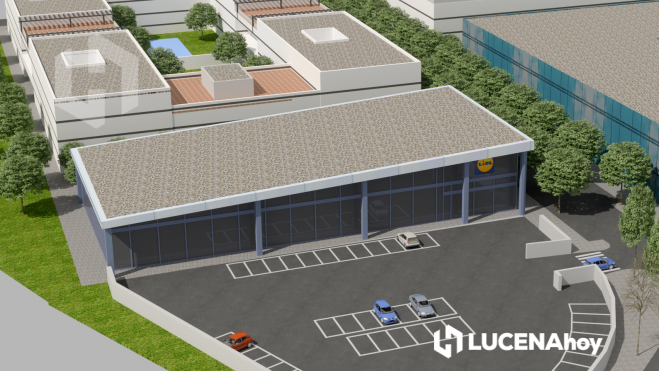 Imagen de la manzana comercial que contempla el Área de Reparto Río Lucena Imagen de la manzana comercial que contempla el Área de Reparto Río Lucena