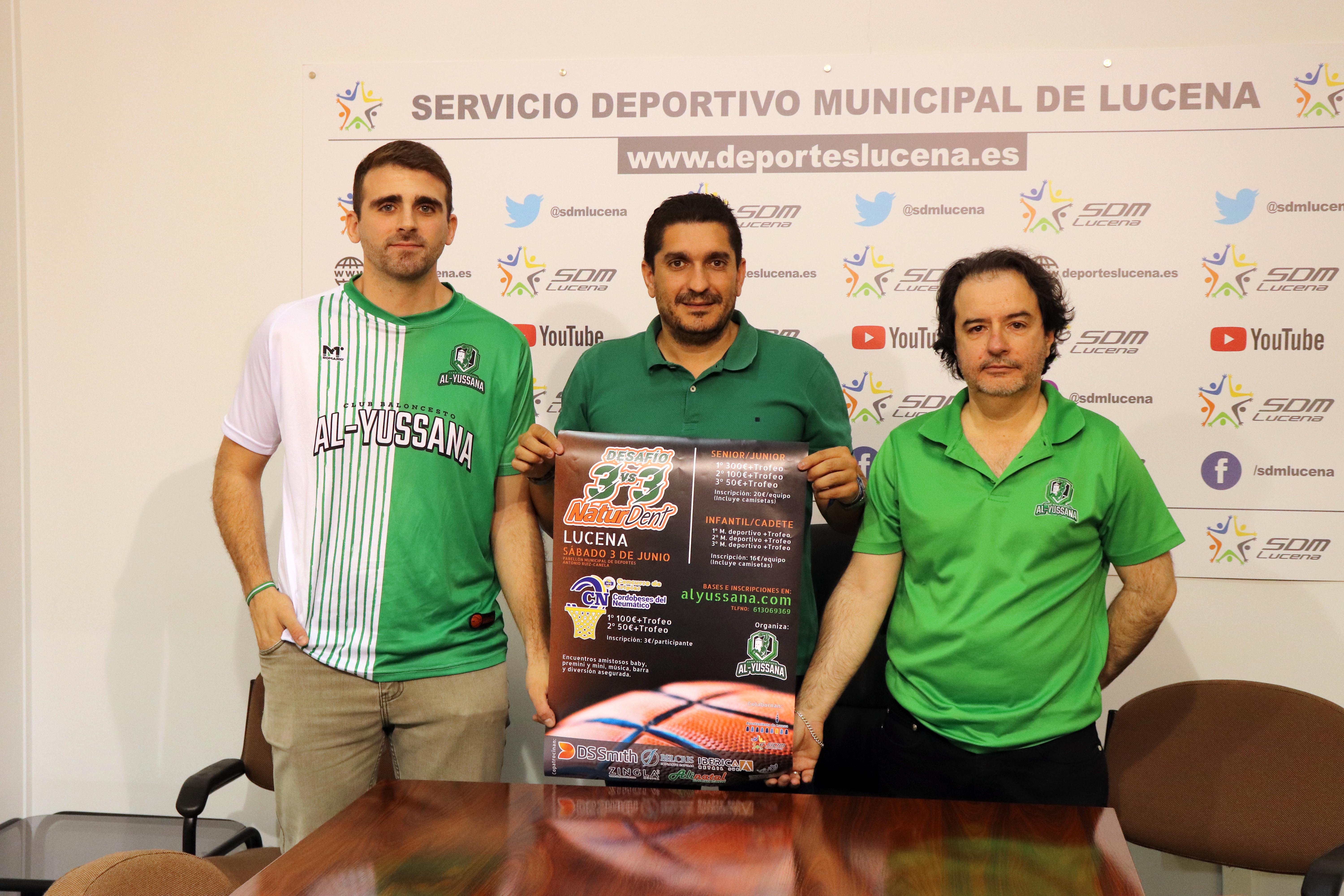 Rueda de prensa de esta doble cita de baloncesto organizada por el CB Al-Yussana