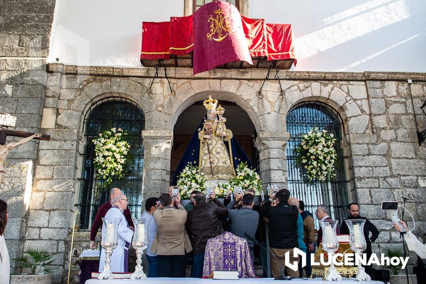 GALERÍA: La Virgen de Araceli sale en procesión de rogativa por la lluvia alrededor de su Santuario