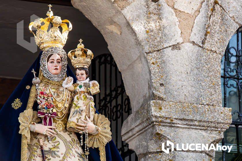 GALERÍA: La Virgen de Araceli sale en procesión de rogativa por la lluvia alrededor de su Santuario