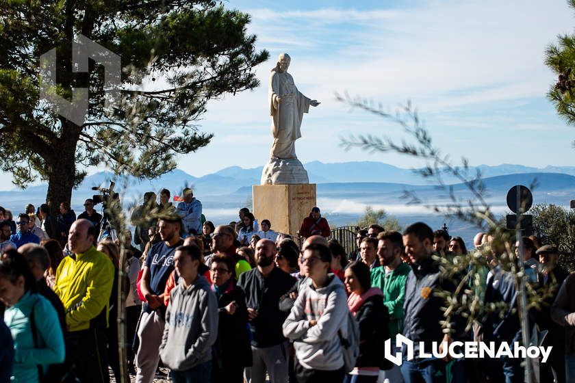 GALERÍA: La Virgen de Araceli sale en procesión de rogativa por la lluvia alrededor de su Santuario