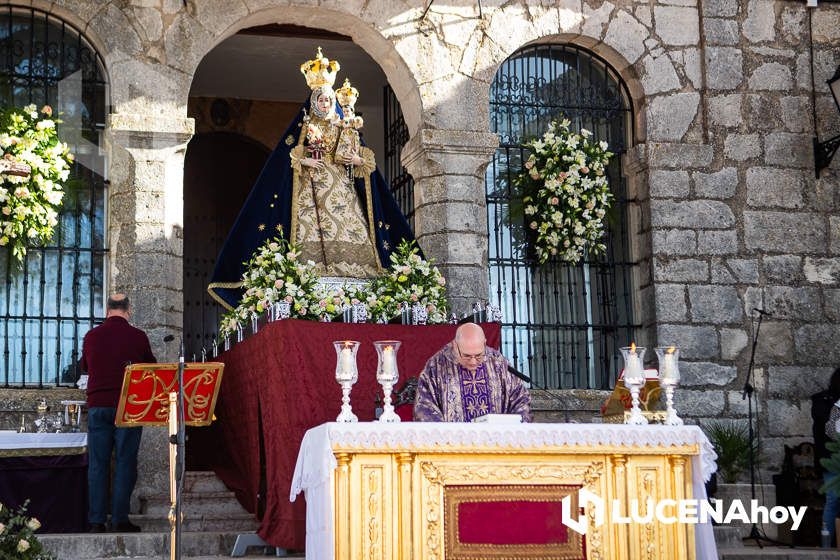 GALERÍA: La Virgen de Araceli sale en procesión de rogativa por la lluvia alrededor de su Santuario