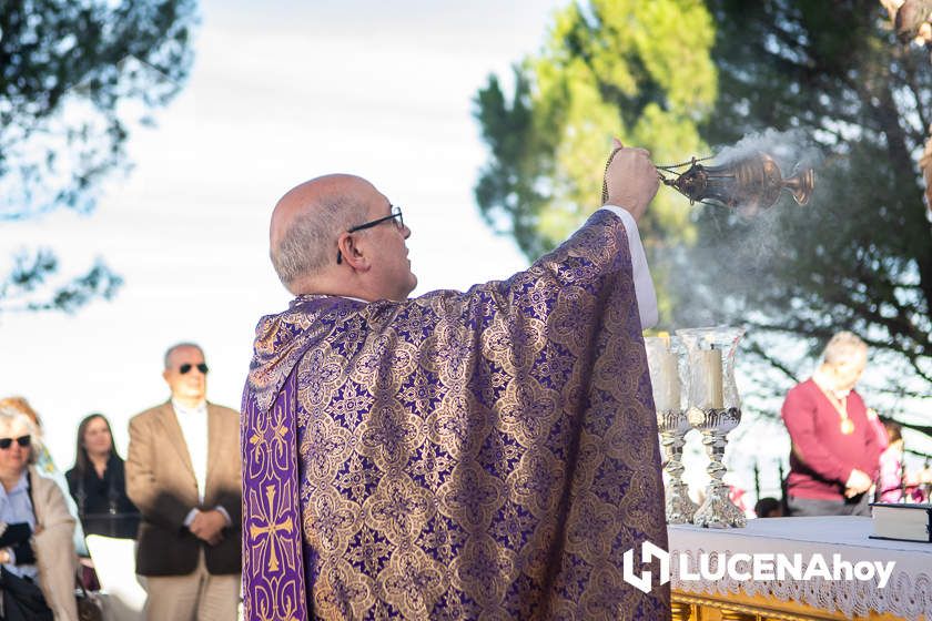 GALERÍA: La Virgen de Araceli sale en procesión de rogativa por la lluvia alrededor de su Santuario