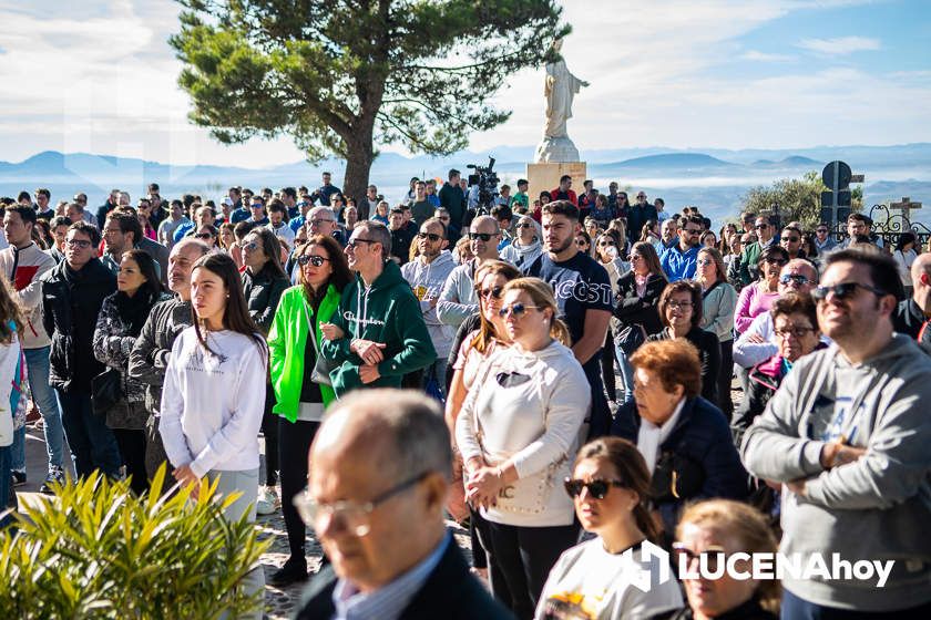 GALERÍA: La Virgen de Araceli sale en procesión de rogativa por la lluvia alrededor de su Santuario