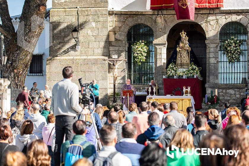 GALERÍA: La Virgen de Araceli sale en procesión de rogativa por la lluvia alrededor de su Santuario