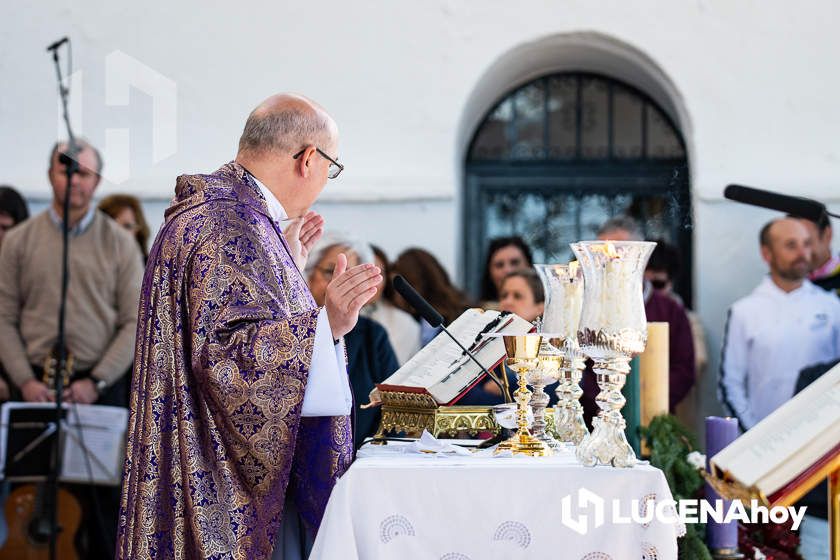 GALERÍA: La Virgen de Araceli sale en procesión de rogativa por la lluvia alrededor de su Santuario