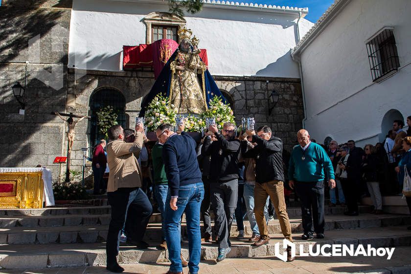 GALERÍA: La Virgen de Araceli sale en procesión de rogativa por la lluvia alrededor de su Santuario