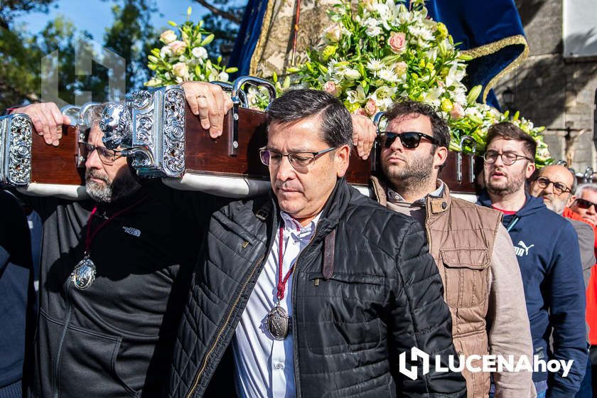 GALERÍA: La Virgen de Araceli sale en procesión de rogativa por la lluvia alrededor de su Santuario