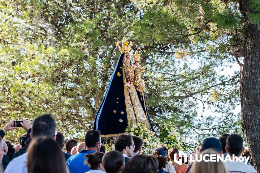 GALERÍA: La Virgen de Araceli sale en procesión de rogativa por la lluvia alrededor de su Santuario