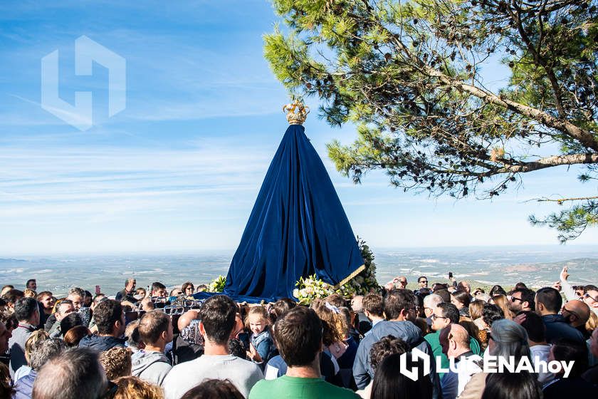 GALERÍA: La Virgen de Araceli sale en procesión de rogativa por la lluvia alrededor de su Santuario