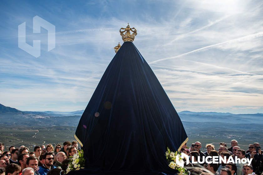 GALERÍA: La Virgen de Araceli sale en procesión de rogativa por la lluvia alrededor de su Santuario