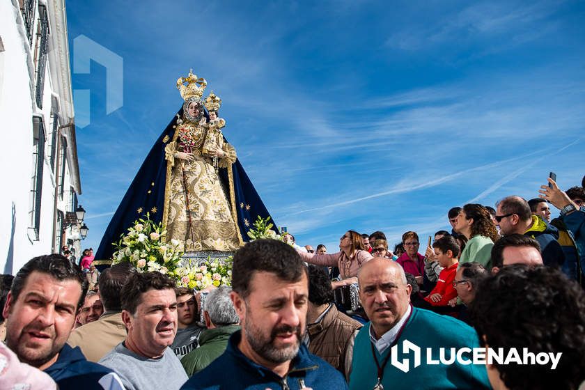 GALERÍA: La Virgen de Araceli sale en procesión de rogativa por la lluvia alrededor de su Santuario