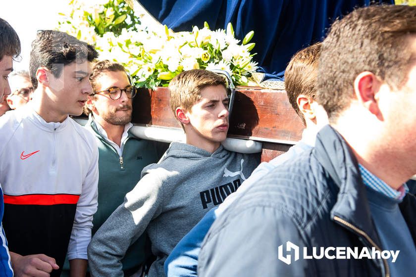 GALERÍA: La Virgen de Araceli sale en procesión de rogativa por la lluvia alrededor de su Santuario