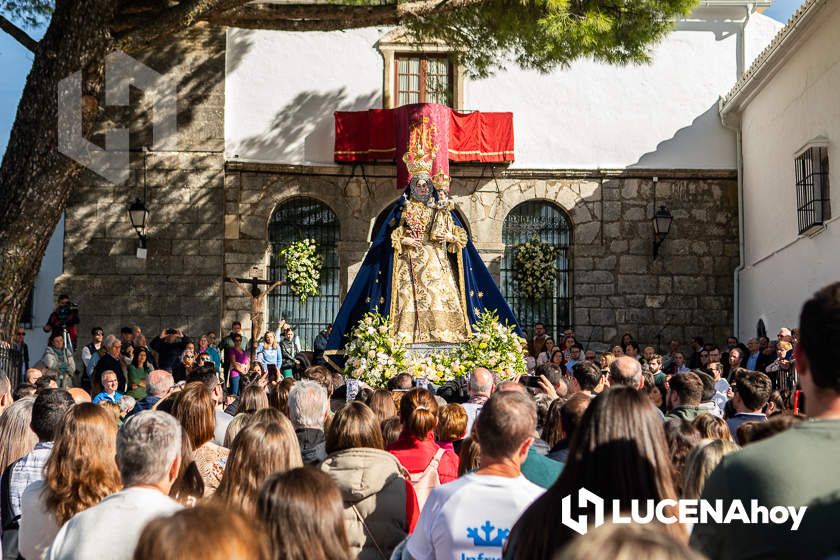 GALERÍA: La Virgen de Araceli sale en procesión de rogativa por la lluvia alrededor de su Santuario