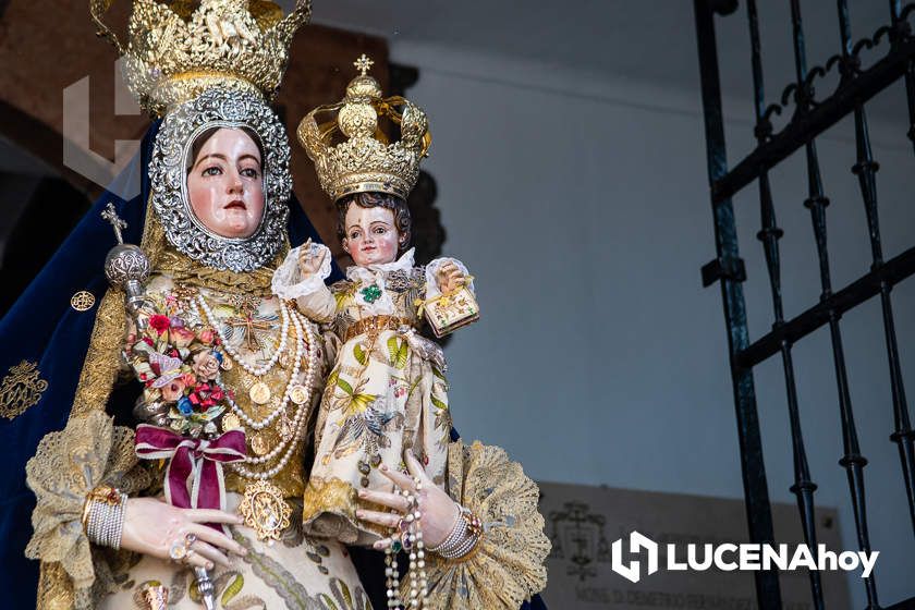 GALERÍA: La Virgen de Araceli sale en procesión de rogativa por la lluvia alrededor de su Santuario