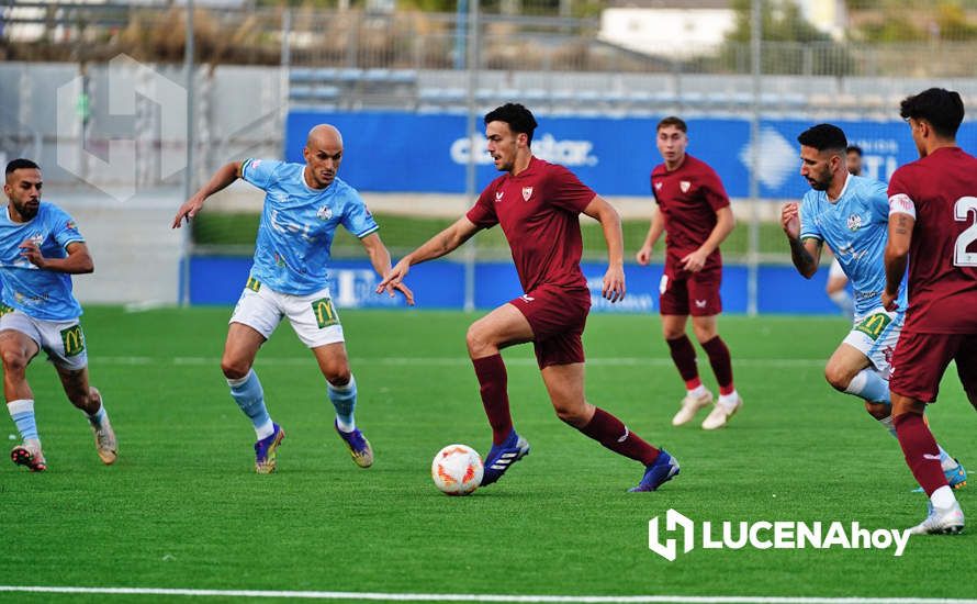 GALERÍA: El Ciudad de Lucena no puede con el Sevilla C y cede su primera derrota en el estadio municipal (1-2)