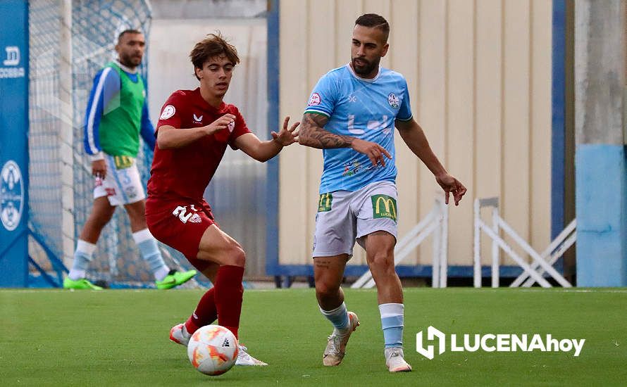 GALERÍA: El Ciudad de Lucena no puede con el Sevilla C y cede su primera derrota en el estadio municipal (1-2)