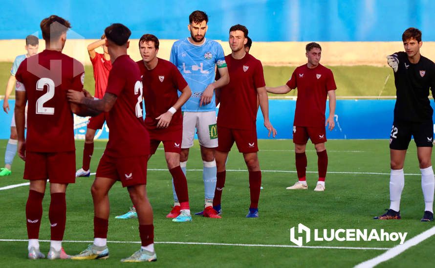 GALERÍA: El Ciudad de Lucena no puede con el Sevilla C y cede su primera derrota en el estadio municipal (1-2)