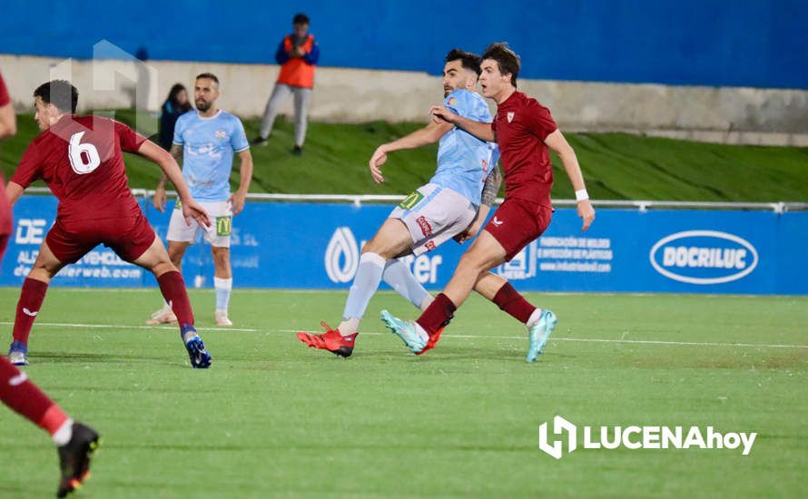 GALERÍA: El Ciudad de Lucena no puede con el Sevilla C y cede su primera derrota en el estadio municipal (1-2)