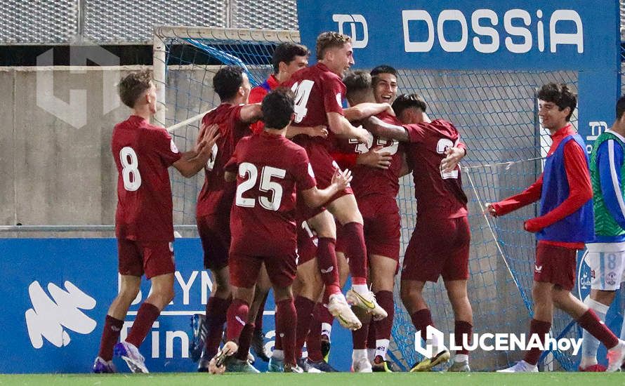 GALERÍA: El Ciudad de Lucena no puede con el Sevilla C y cede su primera derrota en el estadio municipal (1-2)