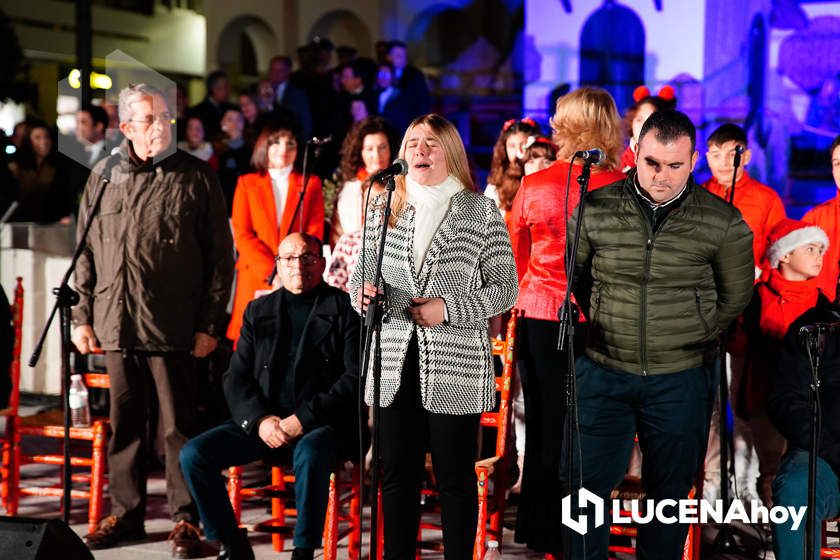 GALERÍA: Las luces de la Navidad son ya protagonistas en las calles y plazas de Lucena tras la inauguración por villancicos del Poblado de Belén