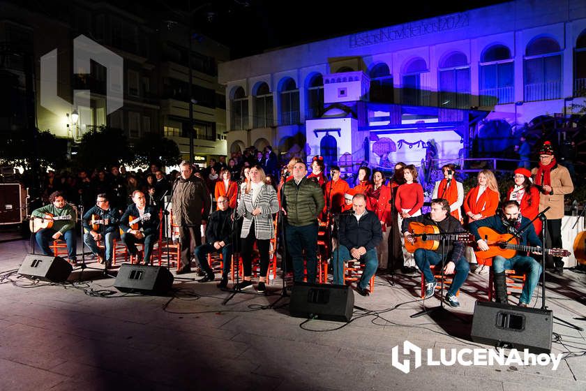 GALERÍA: Las luces de la Navidad son ya protagonistas en las calles y plazas de Lucena tras la inauguración por villancicos del Poblado de Belén