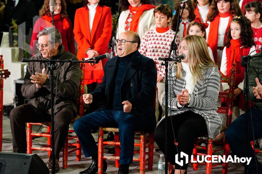 GALERÍA: Las luces de la Navidad son ya protagonistas en las calles y plazas de Lucena tras la inauguración por villancicos del Poblado de Belén