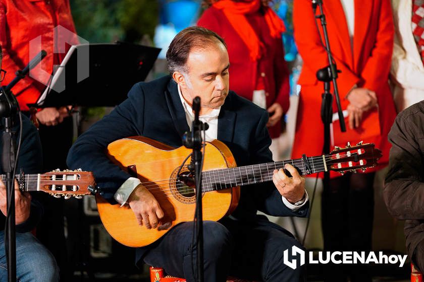 GALERÍA: Las luces de la Navidad son ya protagonistas en las calles y plazas de Lucena tras la inauguración por villancicos del Poblado de Belén