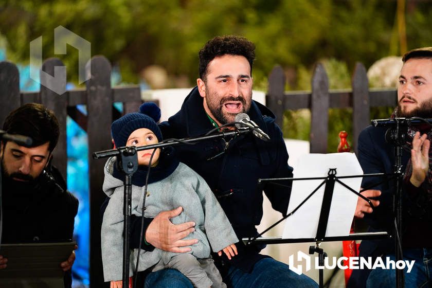 GALERÍA: Las luces de la Navidad son ya protagonistas en las calles y plazas de Lucena tras la inauguración por villancicos del Poblado de Belén