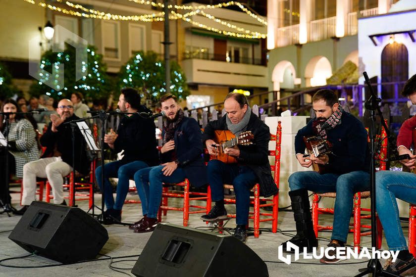 GALERÍA: Las luces de la Navidad son ya protagonistas en las calles y plazas de Lucena tras la inauguración por villancicos del Poblado de Belén