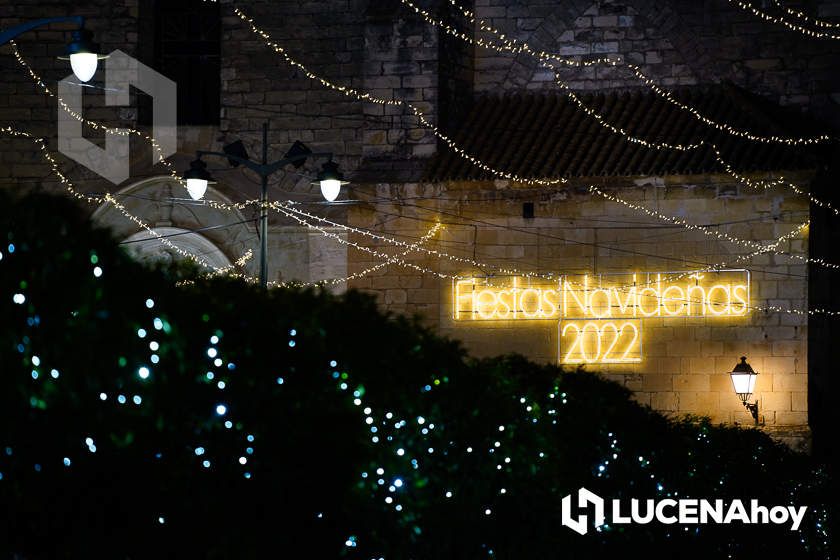 GALERÍA: Las luces de la Navidad son ya protagonistas en las calles y plazas de Lucena tras la inauguración por villancicos del Poblado de Belén