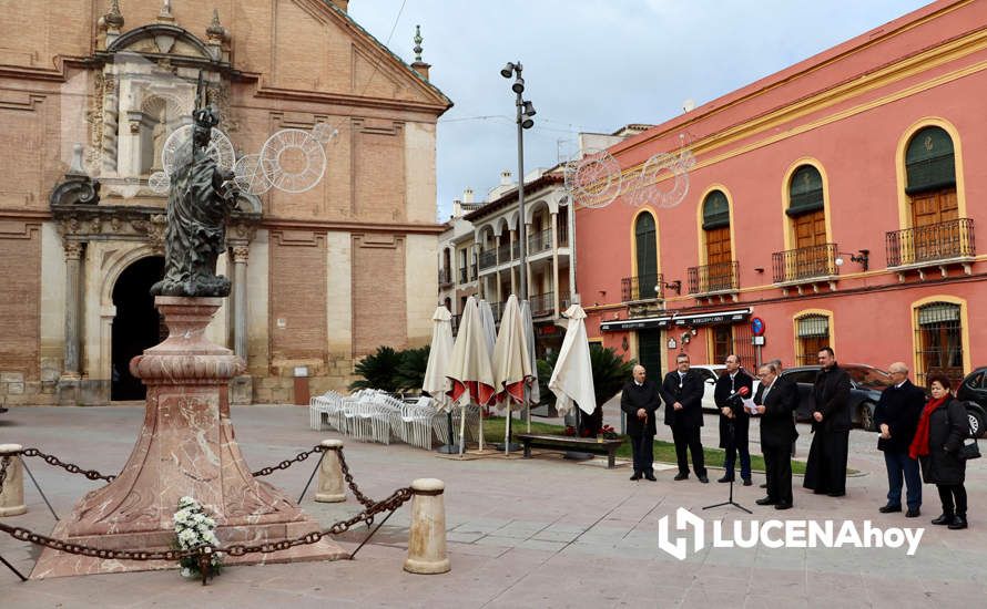 Acto de la Agrupación de Cofradías en honor a su patrona, la Inmaculada Concepción. Archivo Acto de la Agrupación de Cofradías en honor a su patrona, la Inmaculada Concepción. Archivo