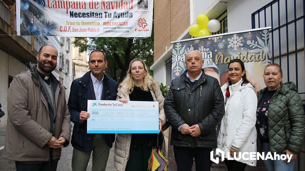  Miembros del COF y CaixaBank durante la presentación de la campaña 