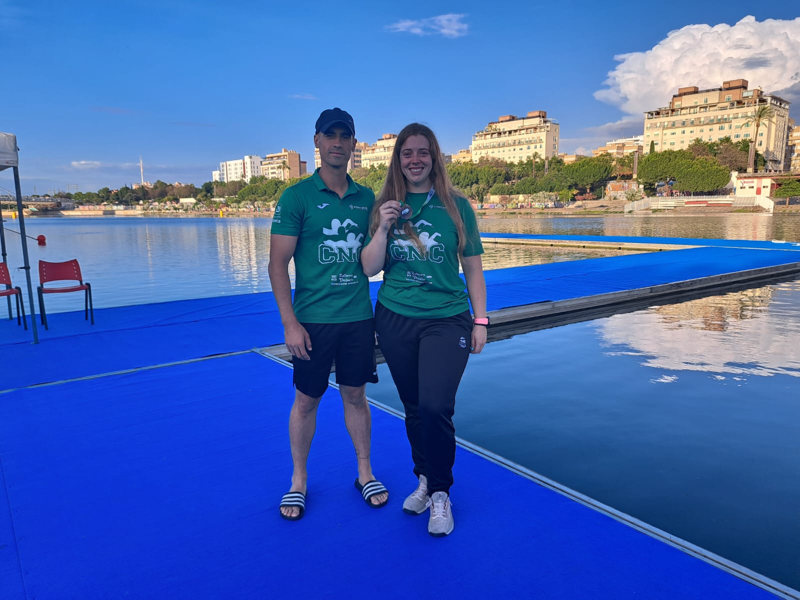 Cristian Gómez y Elia María Cuenca en el Campeonato de España y Andalucía celebrado en Sevilla