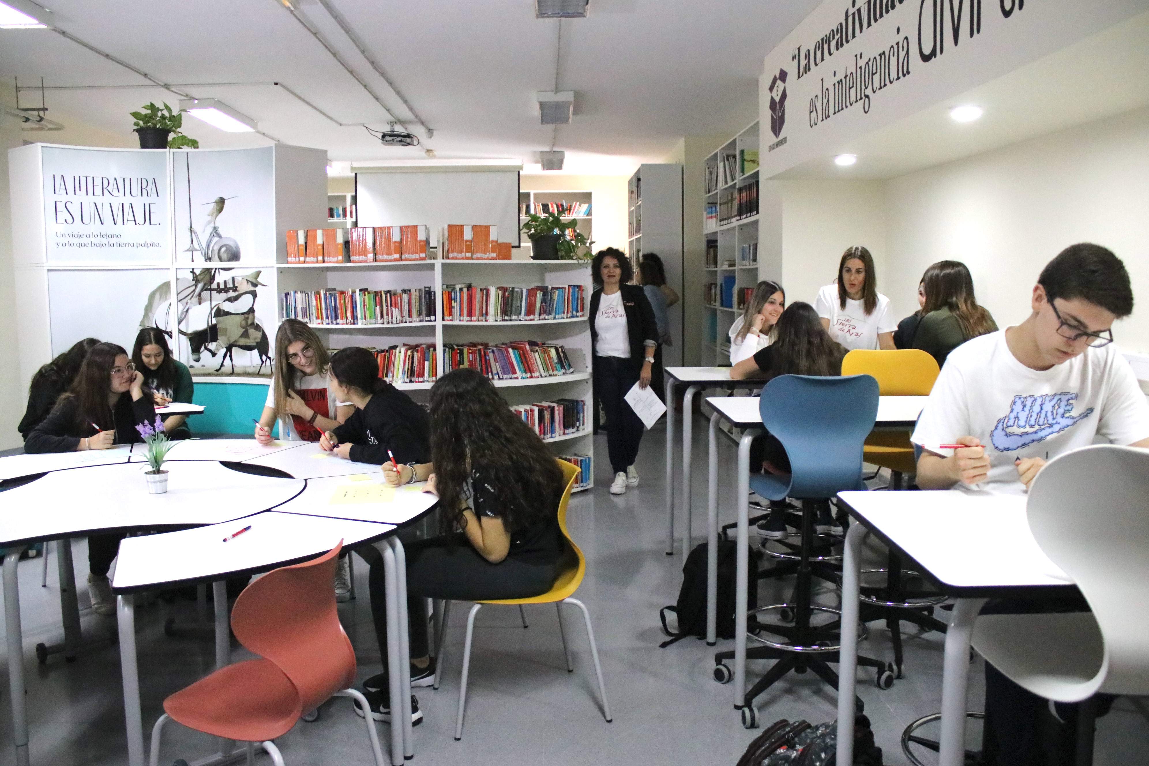 Una imagen del Aula de Emprendimiento del IES Sierra de Aras, que ya dispone de este servicio desde 2023