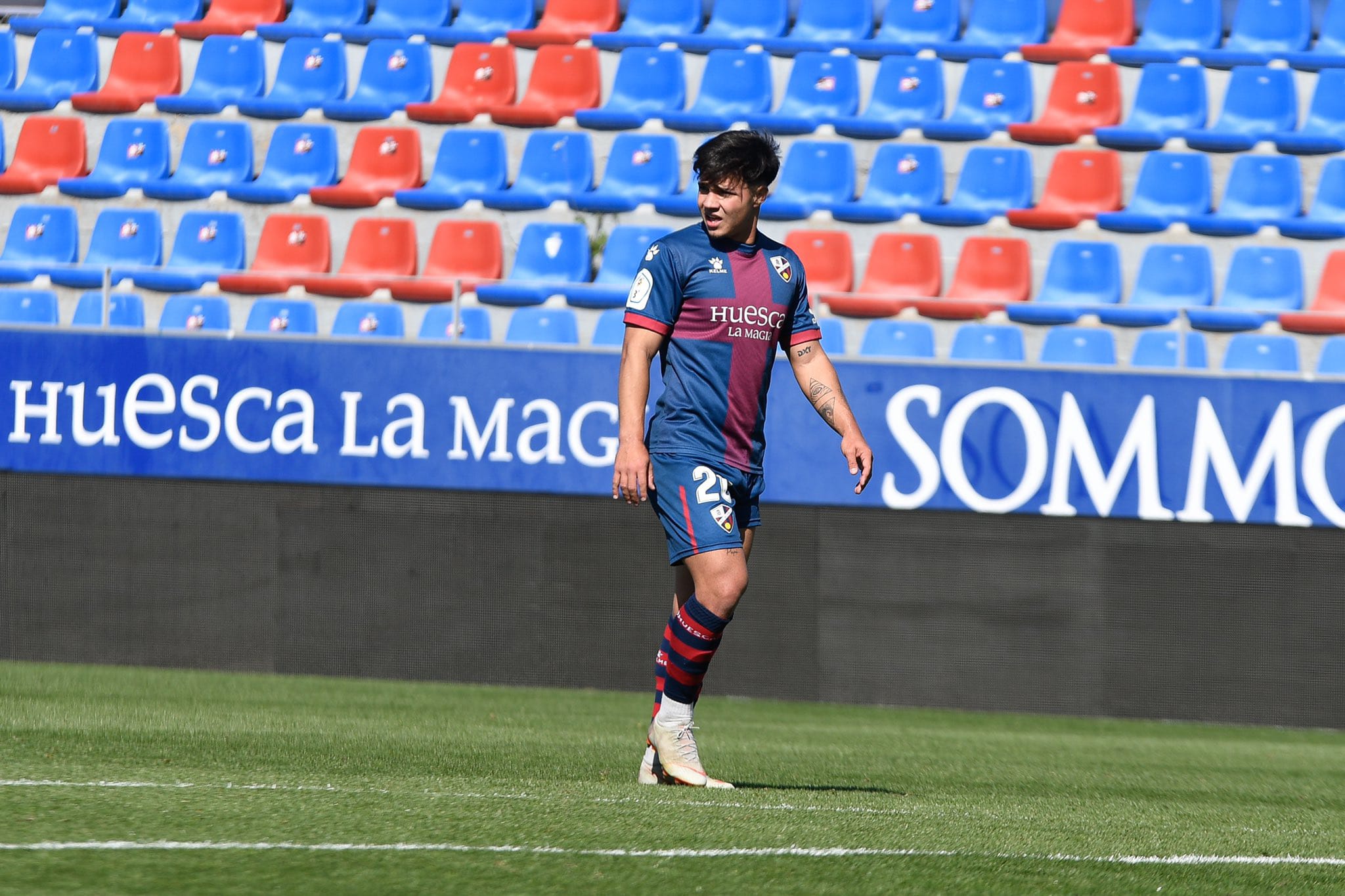 Roberto Barba a su paso por la SD Huesca (Imagen cedida por el CD Ciudad de Lucena)