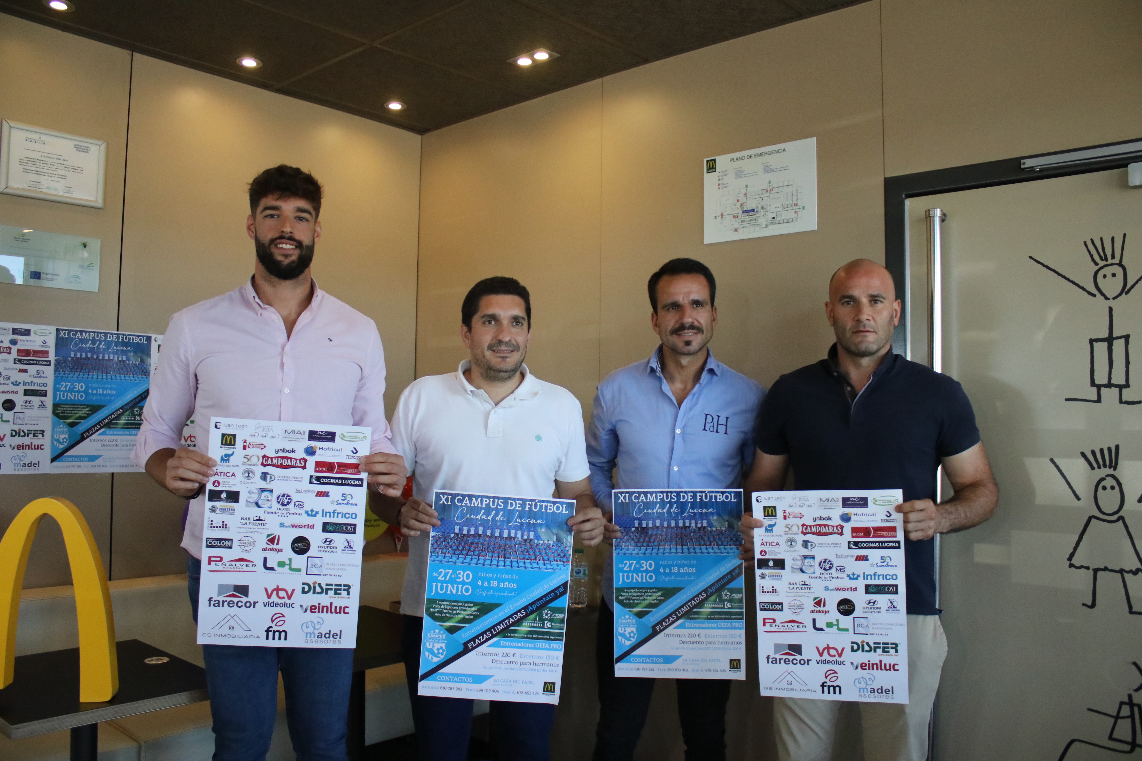 Presentación del XI Campus de Fútbol Ciudad de Lucena