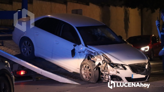 En la imagen pueden apreciarse los daños en el vehículo implicado en el accidente