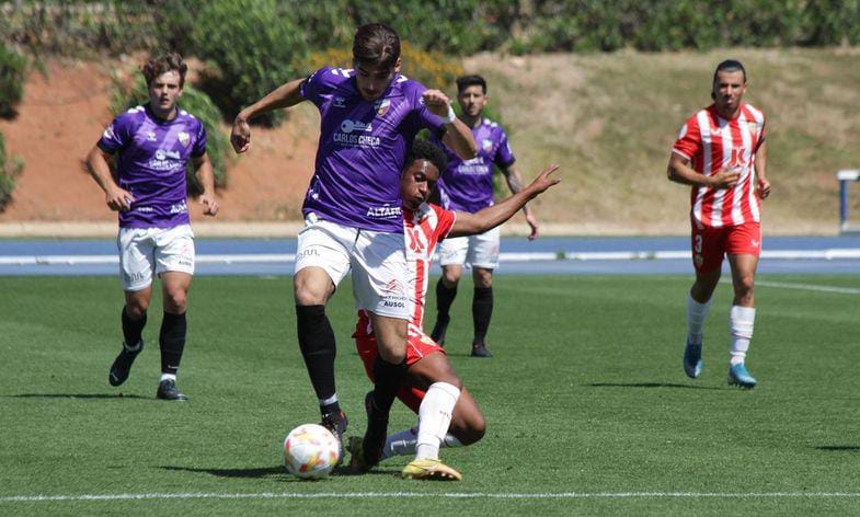 Un partido de "Ricky" con la UD Torre del Mar, su ex equipo